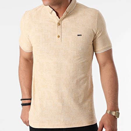 Classic Series - Polo Manches Courtes 1083 Beige Chiné