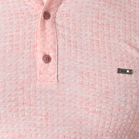 Classic Series - Polo Manches Courtes 1083 Rose Chiné