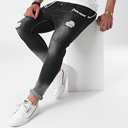 Classic Series - Jean Skinny DH-4012-1 Gris Anthracite