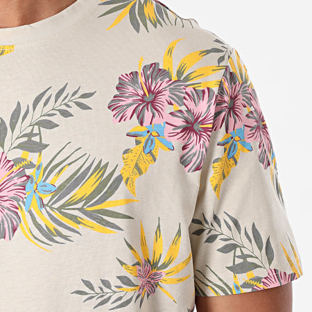 Only And Sons - Tee Shirt Kane Life Beige Floral