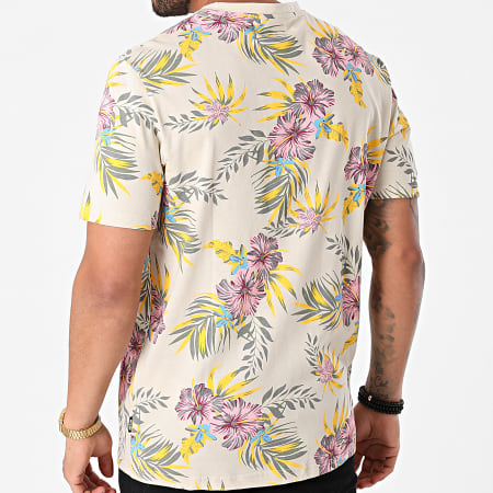 Only And Sons - Tee Shirt Kane Life Beige Floral