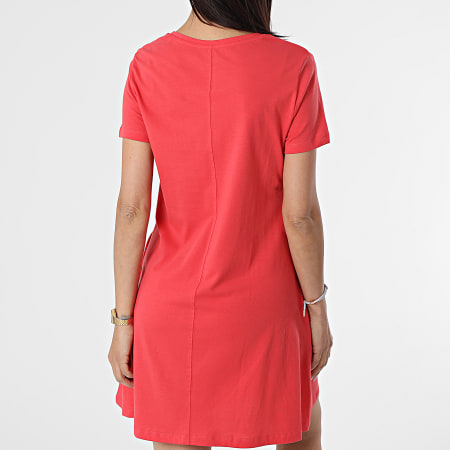 Only - Robe Tee Shirt Femme May Life Rouge