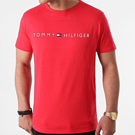 Tommy Hilfiger - Tee Shirt CN Logo 1434 Rouge