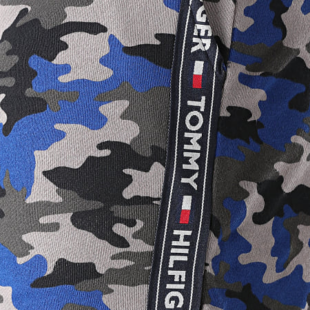 Tommy Hilfiger - Pantalon Jogging A Bandes 2154 Gris Bleu Roi Camouflage