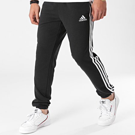 Adidas Sportswear - Pantalon Jogging A Bandes Essentials French Terry Tapered GK8829 Noir