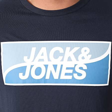 Jack And Jones - Tee Shirt Fly Bleu Marine