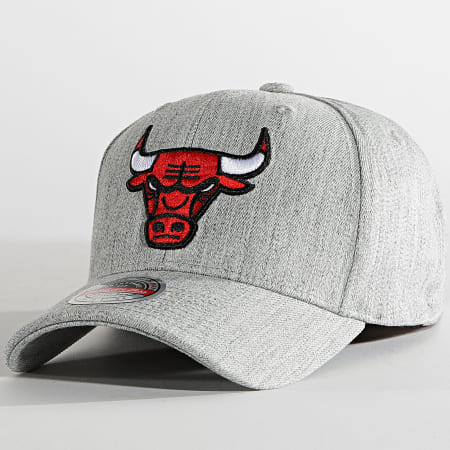 Mitchell and Ness - Casquette Team Heather Snapback Chicago Bulls Gris Chiné