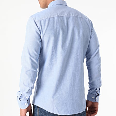 Only And Sons - Chemise Manches Longues Alvaro Bleu Clair