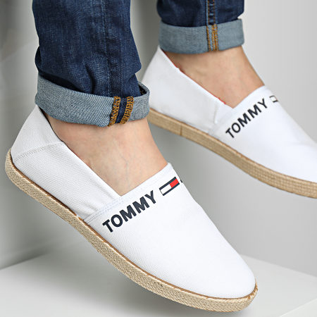Tommy Jeans - Espadrilles Logo 0676 White