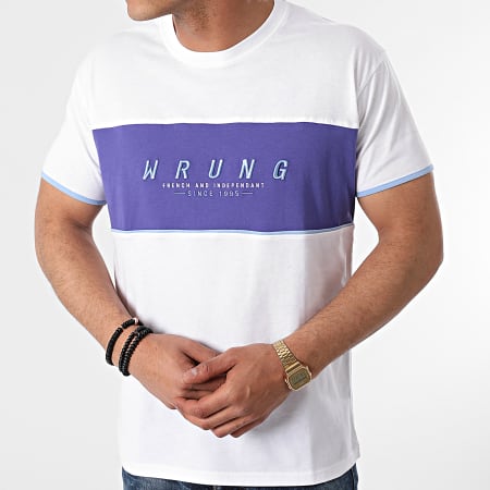 Wrung - Tee Shirt Block Blanc