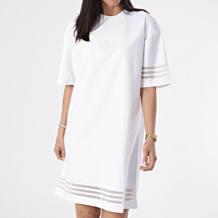 Adidas Originals - Robe Tee Shirt Femme GN3248 Blanc