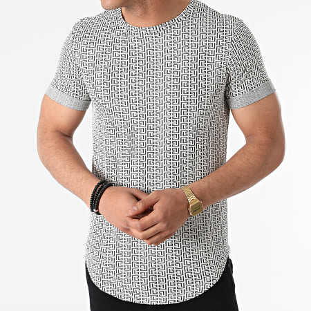 Uniplay - Tee Shirt Oversize UY643 Blanc Renaissance