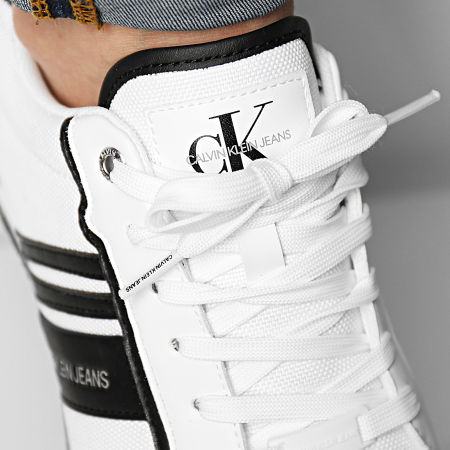Calvin Klein - Baskets Low Profile Sneaker Laceup 0027 Bright White