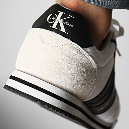 Calvin Klein - Baskets Low Profile Sneaker Laceup 0027 Bright White