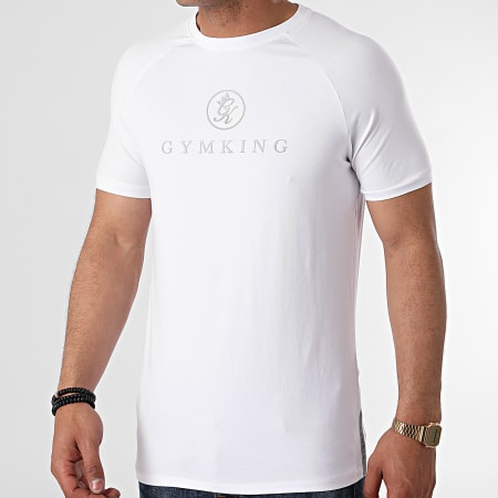 Classic Series - Tee Shirt Réfléchissant Sport Pro Logo Blanc