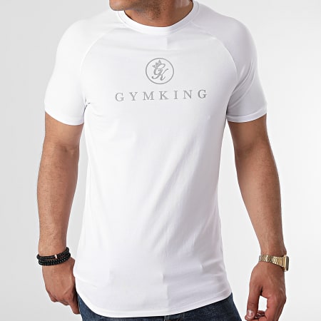 Classic Series - Tee Shirt Réfléchissant Sport Pro Logo Blanc