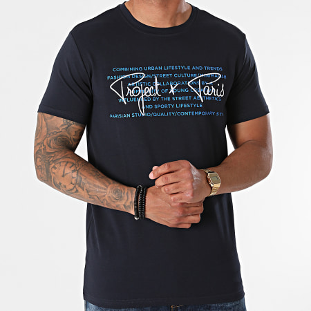 Project X Paris - Tee Shirt 2110155 Bleu Marine