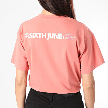 Sixth June - Tee Shirt Femme W32948VTS Orange
