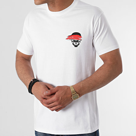 Untouchable - Tee Shirt New Logo Blanc Noir Rouge