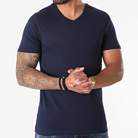 Armita - Camiseta cuello pico TV-350 Azul Marino