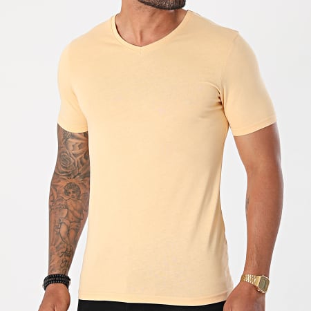 Armita - Camiseta cuello pico TV-350 Beige