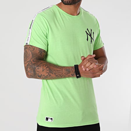 New Era - Tee Shirt A Bandes MLB Taping New York Yankees 12369820 Vert Clair