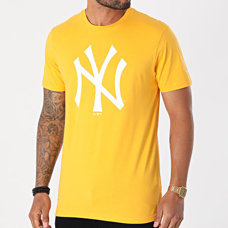New Era - Tee Shirt MLB Seasonal Team Logo New York Yankees 12369830 Jaune