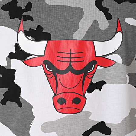 New Era - Débardeur NBA Camo Chicago Bulls 12720139 Blanc Gris Camouflage