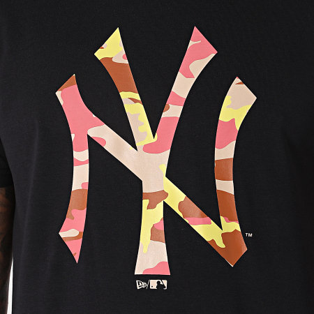 New Era - Tee Shirt MLB Camo New York Yankees 12720165 Bleu Marine