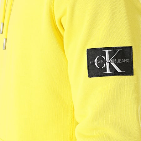 Calvin Klein - Sweat Capuche Monogram Sleeve Badge 4036 Jaune