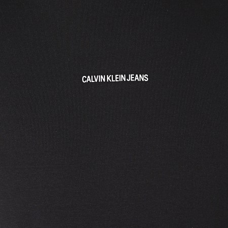Calvin Klein - Tee Shirt Manches Longues Micro Branding 8469 Noir