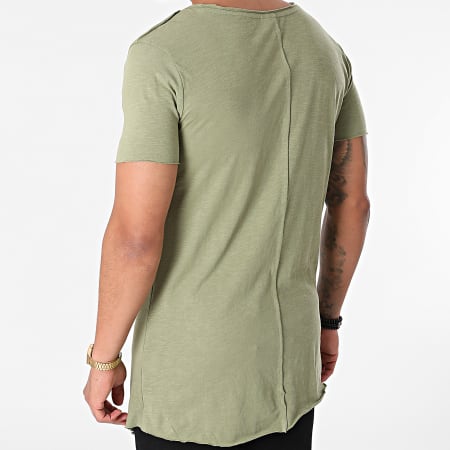 Urban Classics - Camiseta oversize TB1226 Caqui Verde Moteado