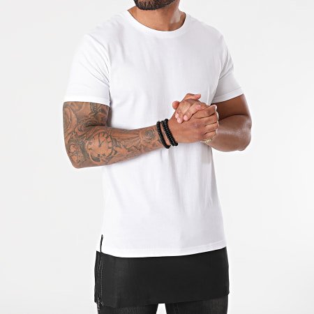 Urban Classics - Camiseta Oversize TB818 Blanco Negro