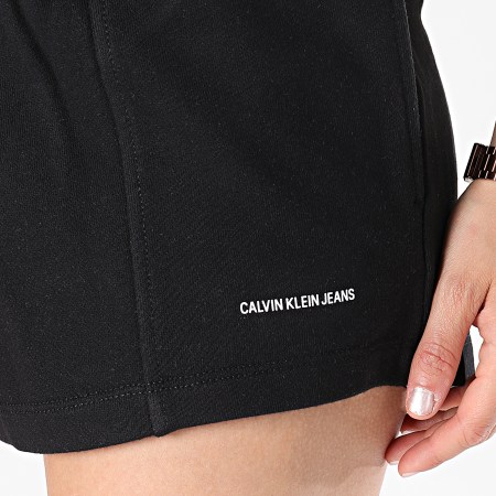 Calvin Klein - Pantalón Corto Mujer Micro Branding 6228 Negro