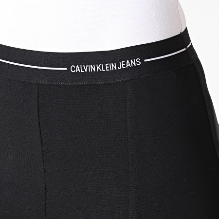 Calvin Klein Jeans - Leggings Femme Milano Logo 6242 Noir