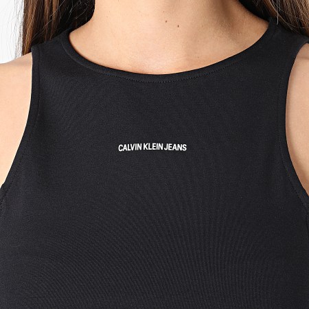 Calvin Klein Jeans - Débardeur Micro Branding 6276 Noir