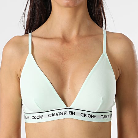 Calvin Klein - Brassière Femme Unlined Triangle QF6316E Vert Pastel