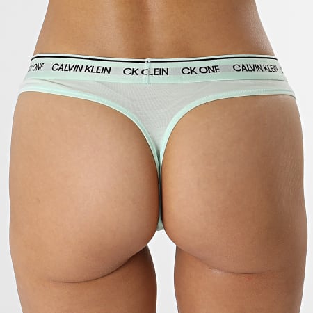 Calvin Klein - String Femme QF6209E Vert Pastel