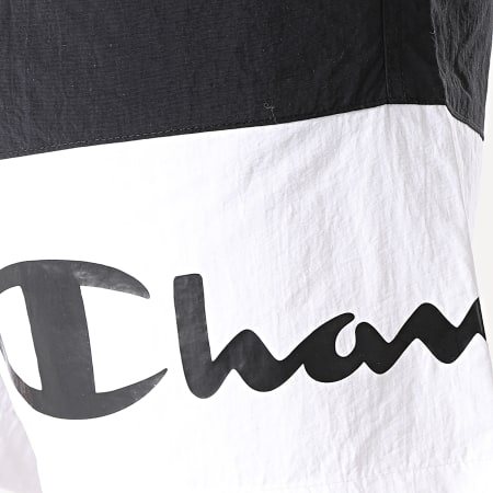 Champion - Short De Bain 216070 Noir Blanc