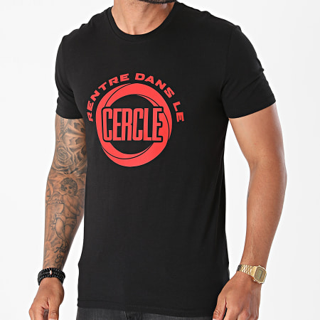 Rentre Dans Le Cercle - Camiseta Rentre Dans Le Cercle Negro Rojo