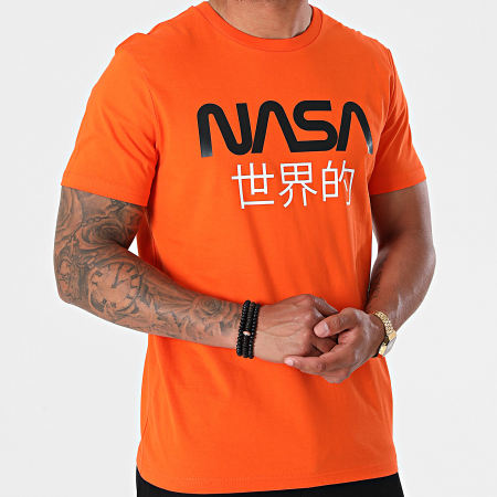 NASA - Tee Shirt Japan Orange Noir