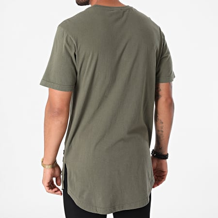 Urban Classics - Tee Shirt Poche Oversize Ripped Pocket TB1570 Vert Kaki