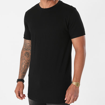Urban Classics - Oversize Short Shaped Turn Up Camiseta Negro