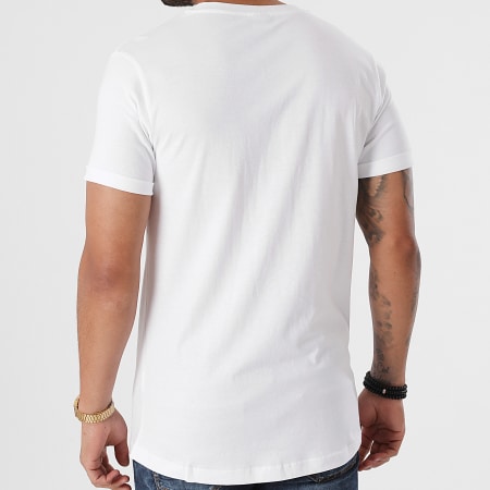 Urban Classics - Camiseta Oversize Short Shaped Turn Up Blanco