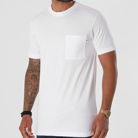Urban Classics - Pack De 2 Camisetas De Algodón Ecológico Con Bolsillos TB4123A Blanco Negro