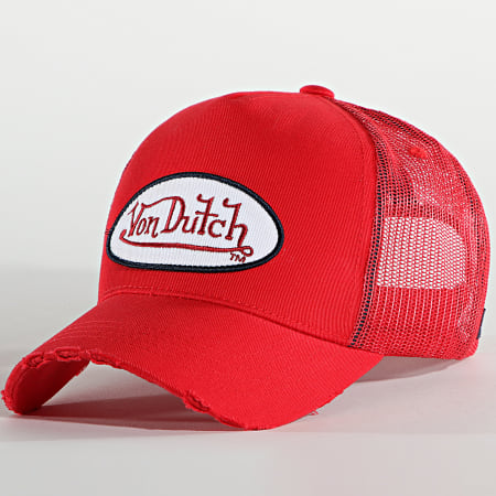 Von Dutch - Casquette Trucker Fresh Rouge