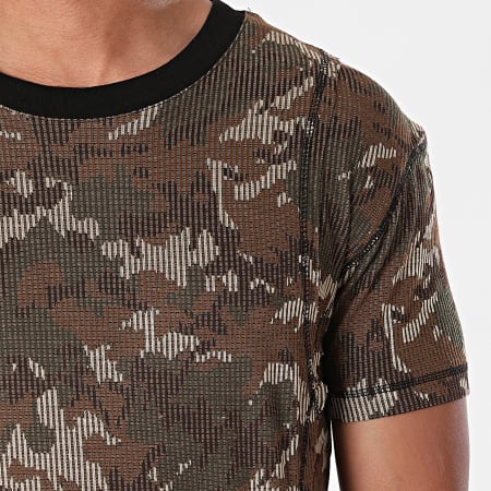 2Y Premium - Tee Shirt Camouflage BRSTS5203 Marron