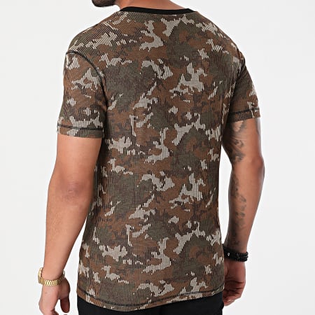2Y Premium - Tee Shirt Camouflage BRSTS5203 Marron