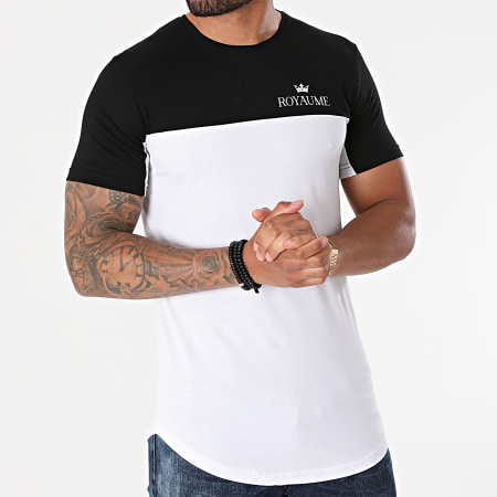 Alrima - Tee Shirt Oversize Bicolore Royaume Blanc Noir
