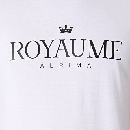 Alrima - Tee Shirt Ringer Royaume Blanc Noir